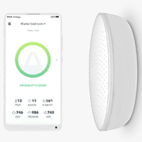 Airthings Wave Plus elektronischer Raumklima-Monitor